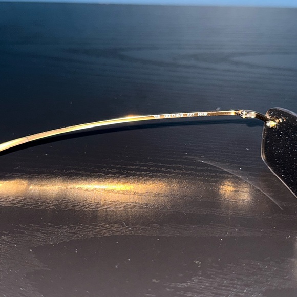 Gucci Gold Rimless Eyewear - Picture 6 of 7